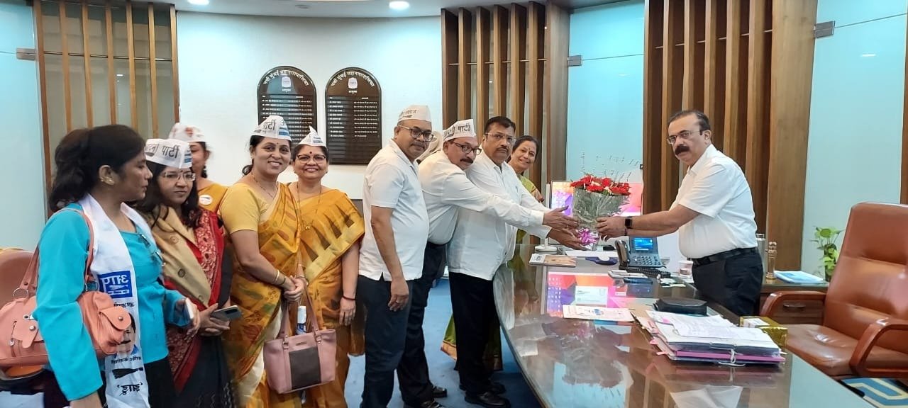 Saptahik Kokan Samana | नवी मुंबईतील आम आदमी पक्षाच्या वतीने नवनियुक्त...