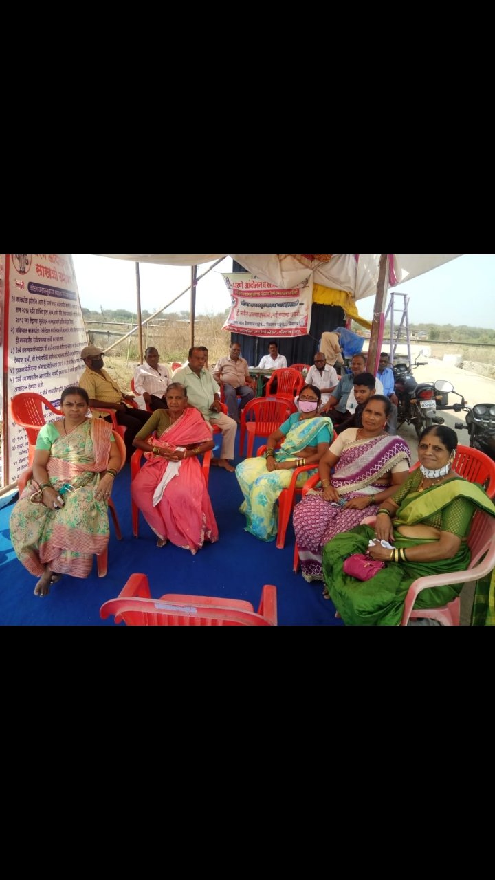 Saptahik Kokan Samana | उरण काळाधोंडा येथील प्रकल्पग्रस्त शेतकऱ्यांचे विविध...